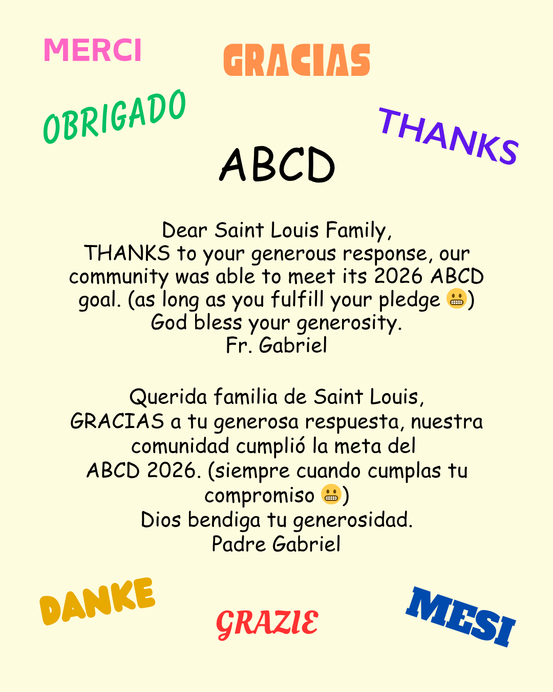 ABCD Thank You