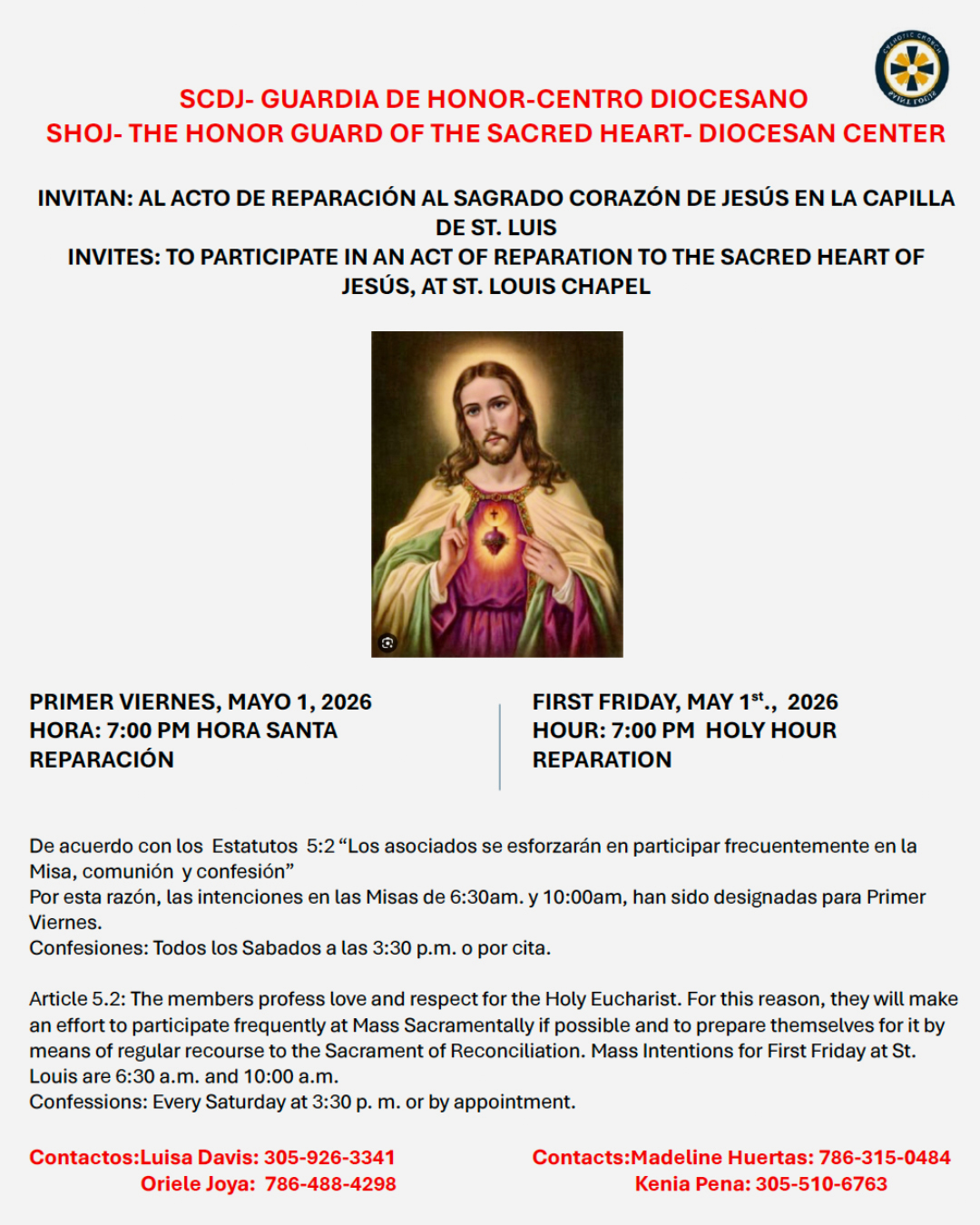 First Friday Holy Hour – Sacred Heart of Jesus