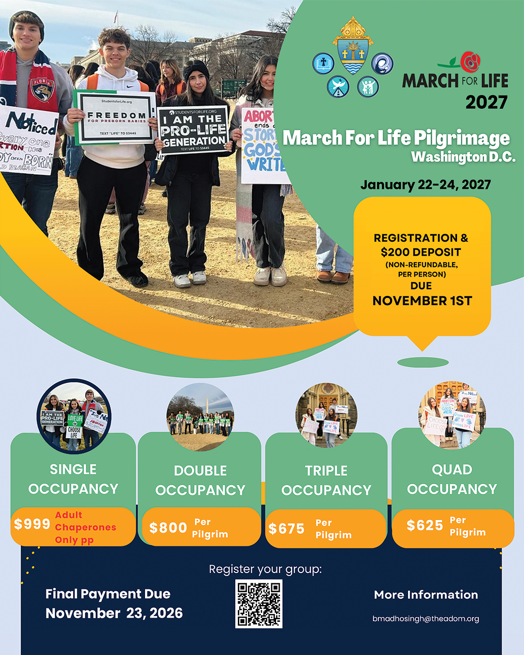 March for Life Pilgrimage 2027