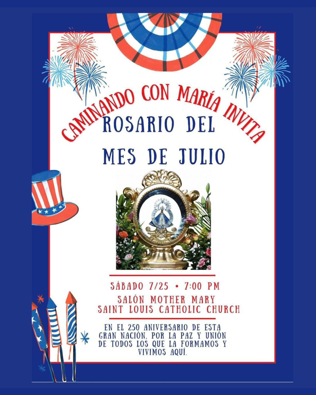 Rosario del mes: Encuentro de julio
