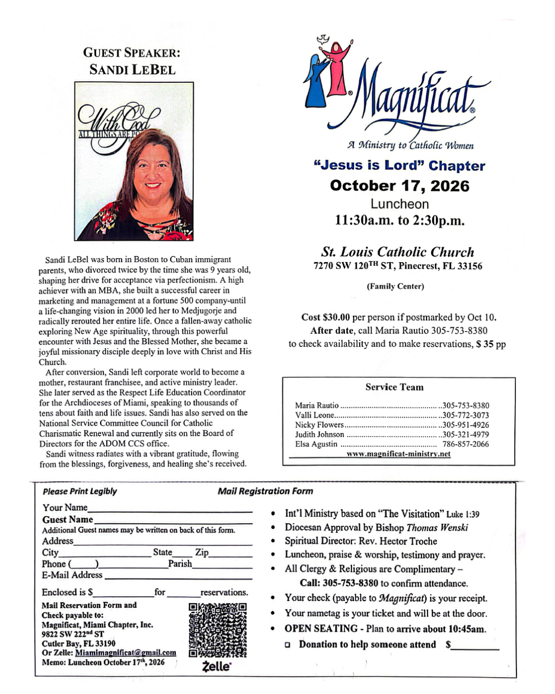 Magnificat Meal
