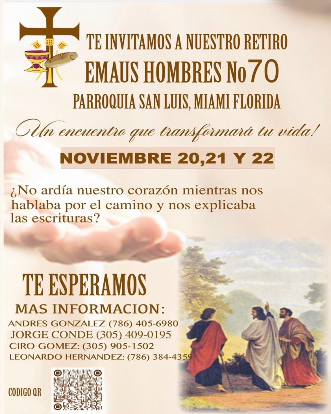 Retiro de Emaús Hombres No. 70